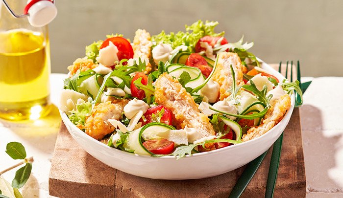 Caesar salade, vegetarische optie bij Foodmaster
